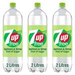 7UP Free Lemon Flavoured Fizzy Drink Sugar Free, 2Ltr - 3 for £3 (or £1.25 each) @ Amazon
