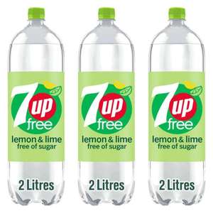 7UP Free Lemon Flavoured Fizzy Drink Sugar Free, 2Ltr - 3 for £3 (or £1.25 each) @ Amazon