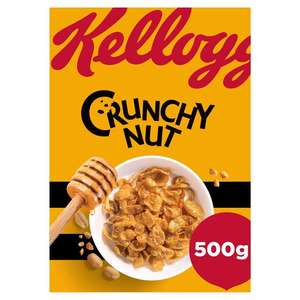 Kellogg's Crunchy Nut 500G. £2.50 Clubcard Price @ Tesco