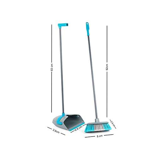 Beldray LA049230 Long Handle Dustpan & Broom Set, Indoor Handheld Dustpan & Hard Brush Set, 92 cm Long Handle - £9.75 @ Amazon
