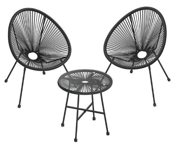 3 Piece Acapulco Garden Patio Furniture Set - £77.09 Delivered with Code @ Songmics