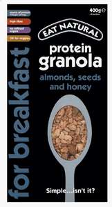 Eat Natural protein granola 400g almonds, seeds and honey - 85p instore @ Sainsbury's (Exeter)