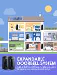 Wireless Doorbell, NOVETE 1300ft Long Range Door Bells Chime, IP55 Waterproof Electric Cordless Doorbell - Sold by AVANTEK Direct