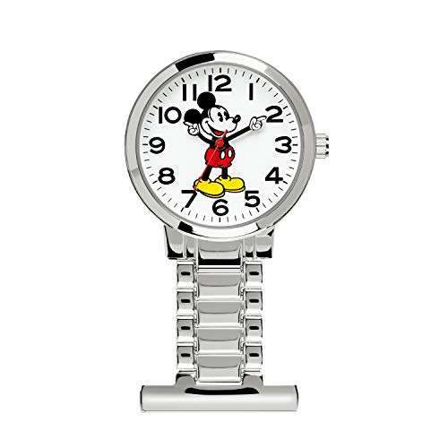 Mickey Mouse Women's Analogue Quartz Watch with Metal Strap