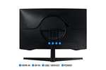 Samsung Odyssey LS27AG550EPXXU 27" AG550 1000R QHD Curved Gaming Monitor - £299 @ Amazon