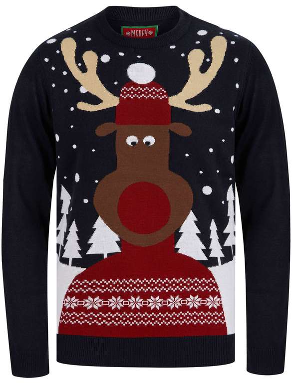 Men’s Rudolf Knitted Jumper for £10.49 with code + £2.49 Delivery @ Tokyo Laundry