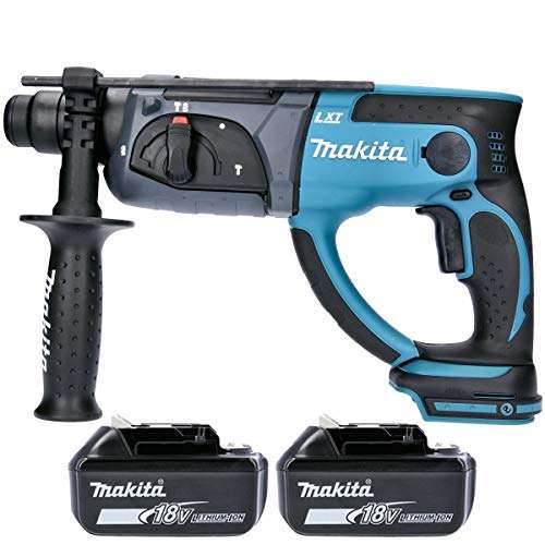 Makita DHR202Z 18V SDS + Hammer Drill with 2 x 5.0Ah BL1850 Batteries - £136.58 @ Amazon