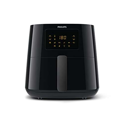 WiFi-connected Philips Rapid Air technology 1.2 Kg, 6.2 L Black Airfryer XL HD9280/91e