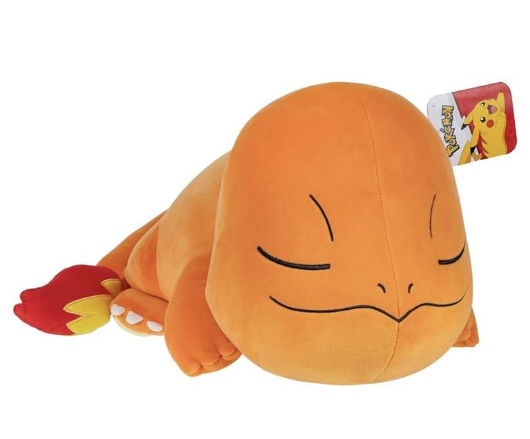 Pokémon 45cm Sleeping Eevee Plush / Pokémon 45cm Sleeping Charmander Plush - £23.10