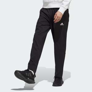 adidas Mens Aeroready Essentials Stanford Open Hem Embroidered Small Logo Pants - Black, Size S