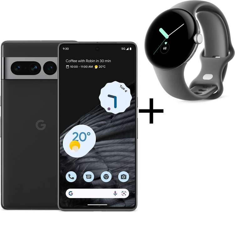 Google Pixel 7 + Free Pixel Buds Pro or Google Pixel 7 Pro + Free Pixel Watch LTE (via claim from participating retailers) @ Google