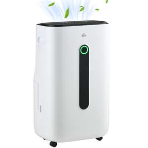 HOMCOM 20L/Day Quiet Air Dehumidifier with Purifier - w/Code, Sold By MHSTAR