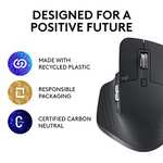 Logitech MX Master 3S Graphite Mouse - Wireless, Bluetooth, Logi Bolt