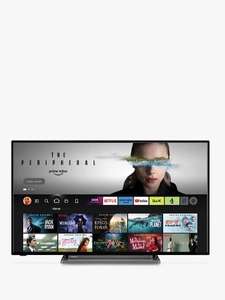 Toshiba 50UF3D53DB (2022) LED HDR 4K Ultra HD Smart Fire TV, 50 inch with Freeview Play, 5 Yr guarantee
