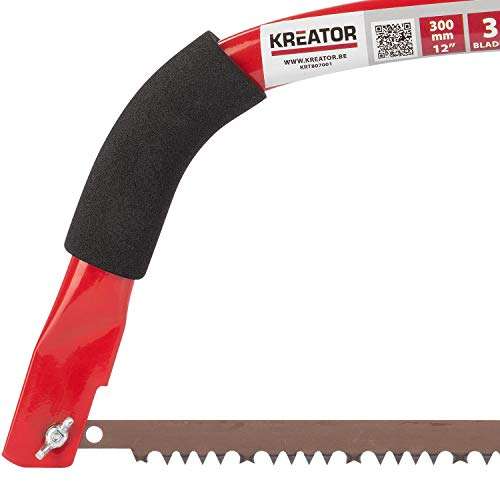 Mini Hacksaw 300mm + 3 saw blades KREATOR KRT807001 £3.58 @ Amazon