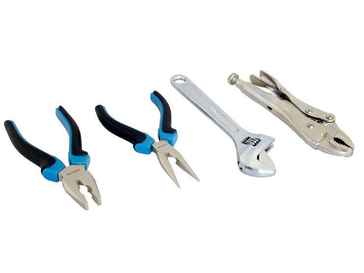 Halfords 4 Piece Pliers & Wrench Set - £16.00 + Free Click and Collect @ Halfords