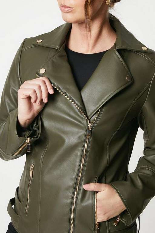 Ladies Faux leather jacket - With Code