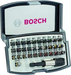 Bosch Professional 32 pcs. Screwdriver Bit Set Extra Hard - £10.50 @ Amazon