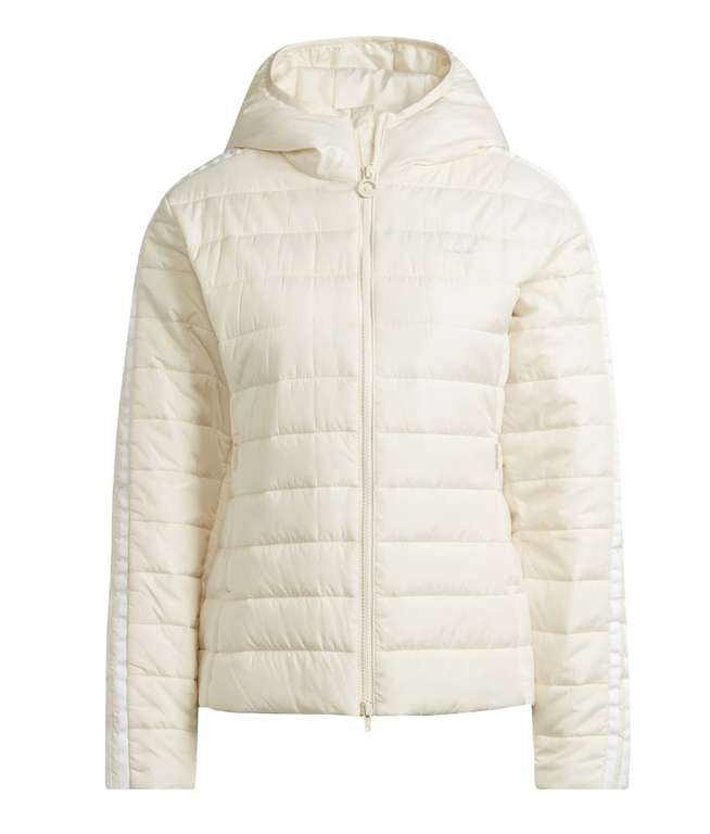Women's Adidas Originals Hooded Slim Jacket Burgundy / White