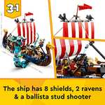 LEGO 31132 Creator 3in1 Viking Ship and the Midgard Serpent