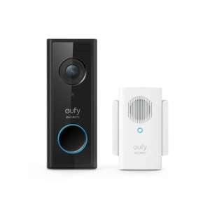 Eufy Wi-Fi Video Doorbell Kit C210, 1080p Resolution, 120-day Battery, No Monthly Fees, Human Detection, 2-Way Audio, Free Wireless Chime