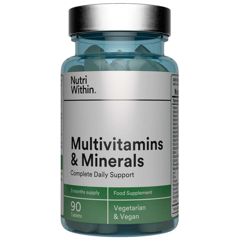 90 Nutri Within multivitamins and minerals (vegetarian and vegan) £1.65 + £1.50 collection @ Lloyds Pharmacy