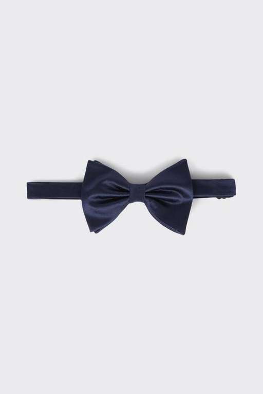 Burton Navy Silk Bow Tie
