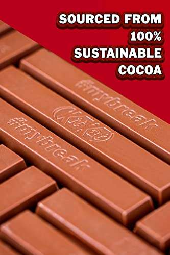 KITKAT 4 Finger Milk Chocolate Bar - 24 x 41.5g Biscuit Bars £6.75 @ Amazon