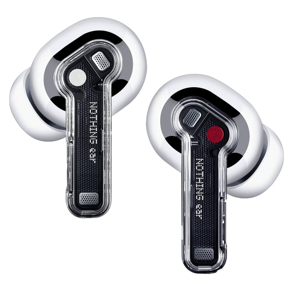 Nothing Ear Wireless Ear Buds with Active Noise Cancelling, Bass Enhance Algorithm and up to 42.5 Hours of Listening Time - White