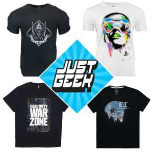 Just Geek Summer T shirts Sale All £4.99 (Over 109 lines. Including PlayStation, Sonic, Call of Duty, ET)
