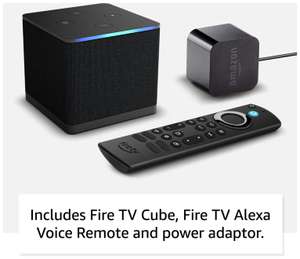 Amazon Fire TV Cube With Alexa Voice Remote (£114.99 with argos signup) free C&C