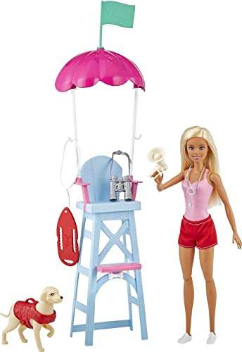 Barbie Lifeguard Doll and Playset £9.99 @ Amazon