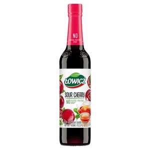 Lowicz Syrup Cherry / Raspberry Flavour 400Ml Clubcard price