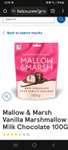 Mallow & Marsh chocolate covered marshmallows in dark or vanilla milk chocolate w/Code