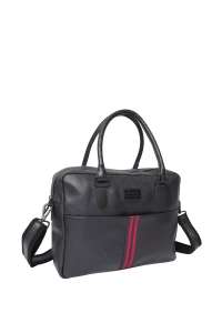 Barneys Originals Striped Leather Laptop Bag £50 delivered with code @ Debenhams