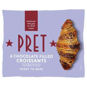 PRET 6 Chocolate/All Butter Croissants - Grimsby