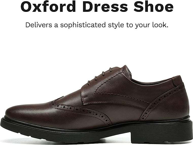 Bruno Marc Men's Lace Up Wing Tip Derbys Formal Dress Shoes for Men Now £11.99 with code Dispatches from Amazon Sold by dreampairsEU