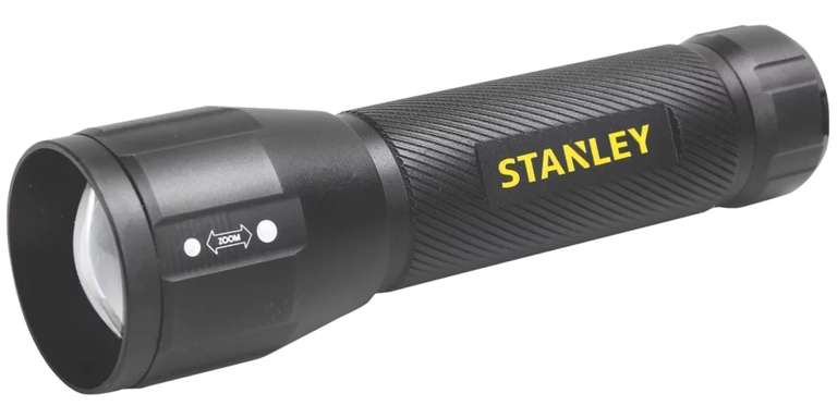 Stanley Aluminium LED Flashlight Torch - 300 Lumens - Free Click & Collect
