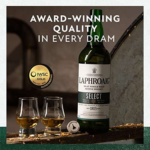 Laphroaig Select Islay Single Malt Scotch Whisky, 700ml - £23 @ Amazon