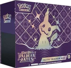 Pokémon TCG: Scarlet & Violet—Paldean Fates Elite Trainer Box (9 Boosters, 1 Full-Art Foil Promo Card & Accessories)