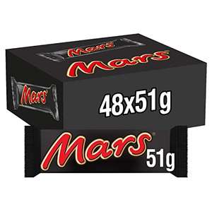 Mars Bars Bulk Box, 48 Pack £20.64 with voucher @ Amazon