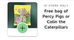 Free bag of Percy Pigs or Colin the Caterpillars For Selected Sparks Users