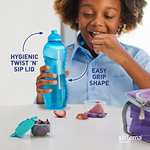 Sistema Twist 'n' Sip Squeeze Sports Water Bottles | Leakproof Water Bottles | 460 ml | Pink | 4 Count : £7.89 @ Amazon