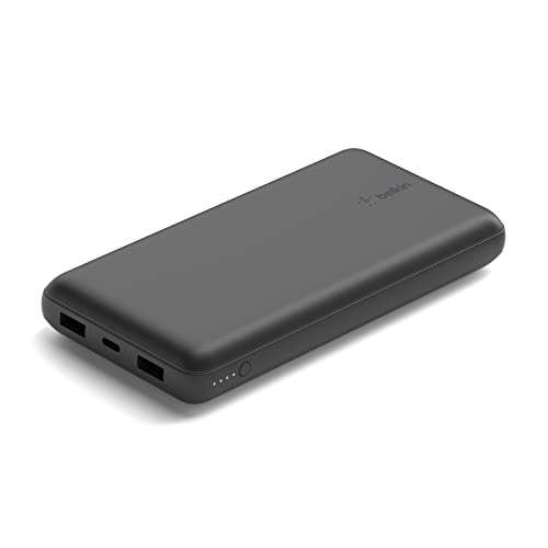 Belkin USB C Portable Charger 20000 mAh, 20K Power Bank with USB Type C Input