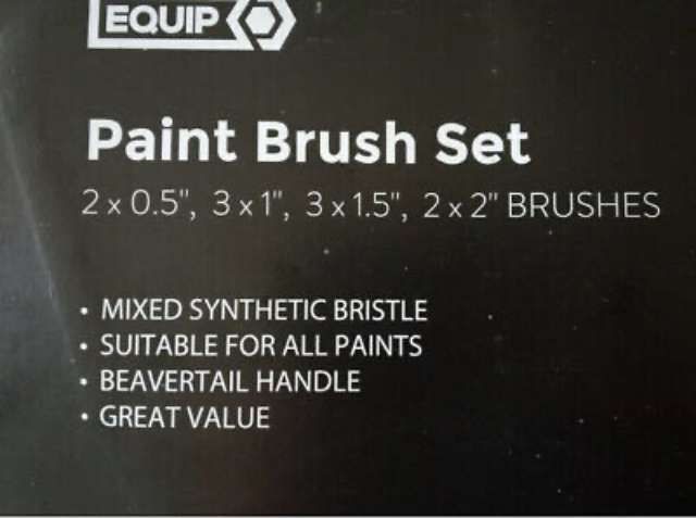 Equip 10 pack Synthetic Bristle Paint Brush Set £2.49 @ Quality Save (Urmston)