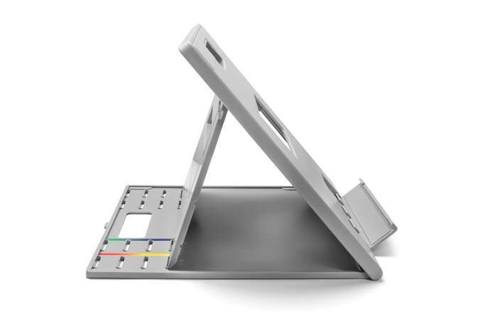 Kensington SmartFit Easy Riser Go Adjustable Ergonomic Laptop Riser and Cooling Stand for up to 17" Laptops - free click and collect only