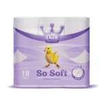 18 Pack 3-Ply Toilet Roll x 5 Packs