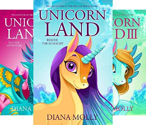 Unicorn Land and Dragon Island: Two Fantasy Trilogies for Girls by Diana Molly FREE on Kindle @ Amazon