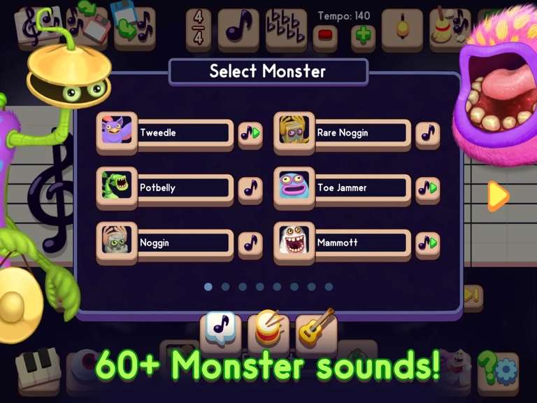 My Singing Monsters Composer (Create monstrous music) - PEGI 4 - £2.49 @ IOS App Store