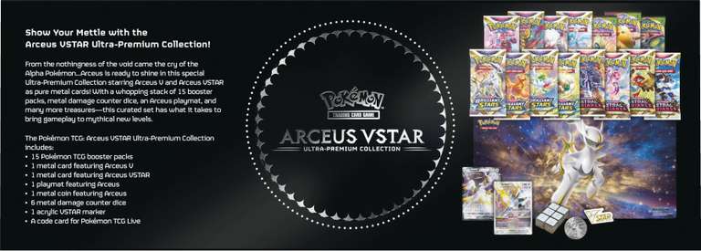 Pokemon Arceus VStar Ultra Premium Collection - £89.98 + £4.99 Delivery @ Game